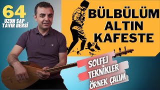 Bülbülüm Altın Kafeste Uzun Sap Tavır Dersi Solfej, Teknikler, Örnek Çalım