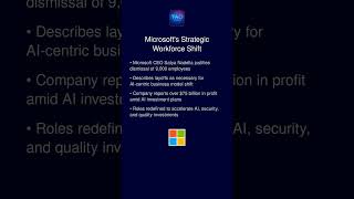 Microsoft CEO Justifies 9,000 Layoffs as "Enigma of Success" #Microsoft #TechLayoffs