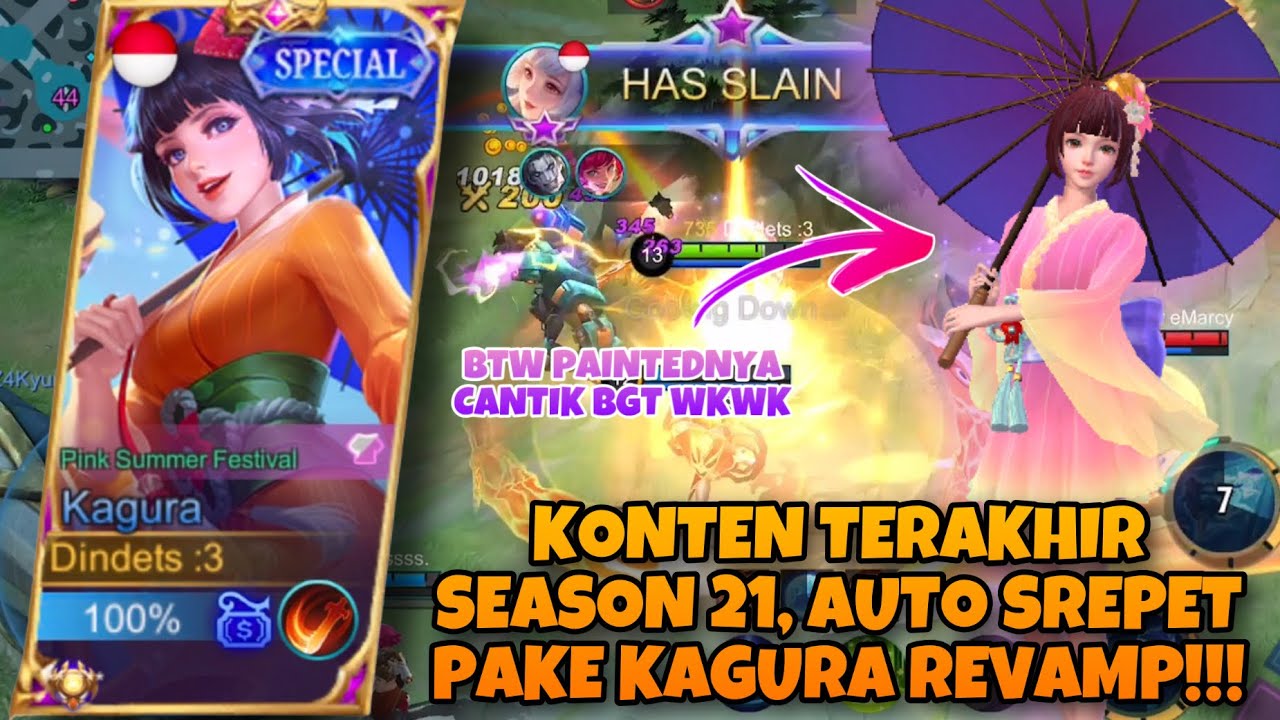 KONTEN TERAKHIR SEASON 21!!! AUTO SREPET PAKE KAGURA REVAMP!!!