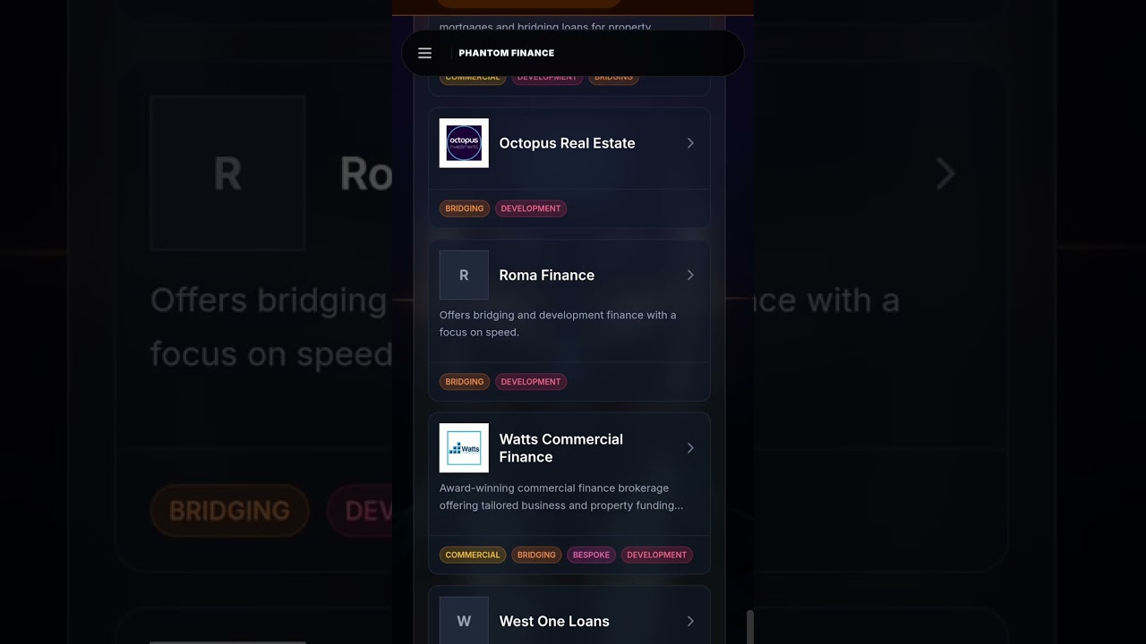AI Lender Discovery: Finding UK Finance FAST
