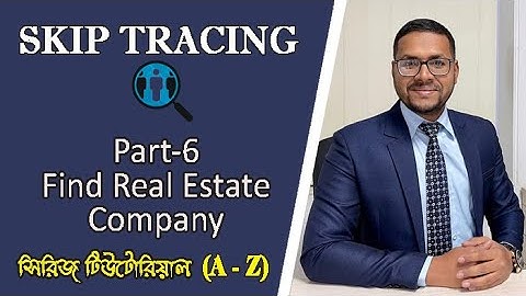 06. Skip tracing Bangla Tutorial | Part 6 | Open Corporate | Kayas Hossain