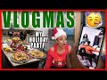 My holiday party! (Don't post anything without my permission!) | VLOGMAS