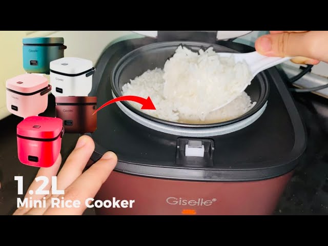 Giselle Mini Rice Cooker 1.2L with Non-stick Pot and Steamer 200W (KEA0371)