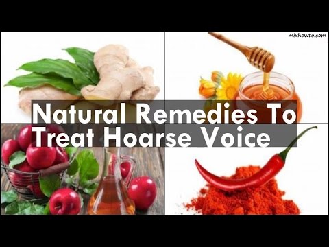 What is a remedy for recovering a lost voice or hoarseness?