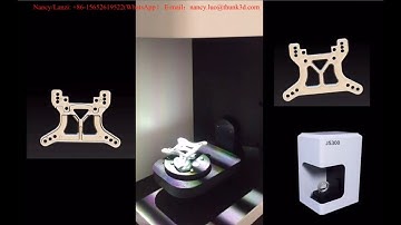 Industrial parts scan with Auto desktop 3D scanner with accuracy 0.01mm