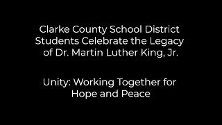 CCSD Students Celebrate MLK   Jan 2022