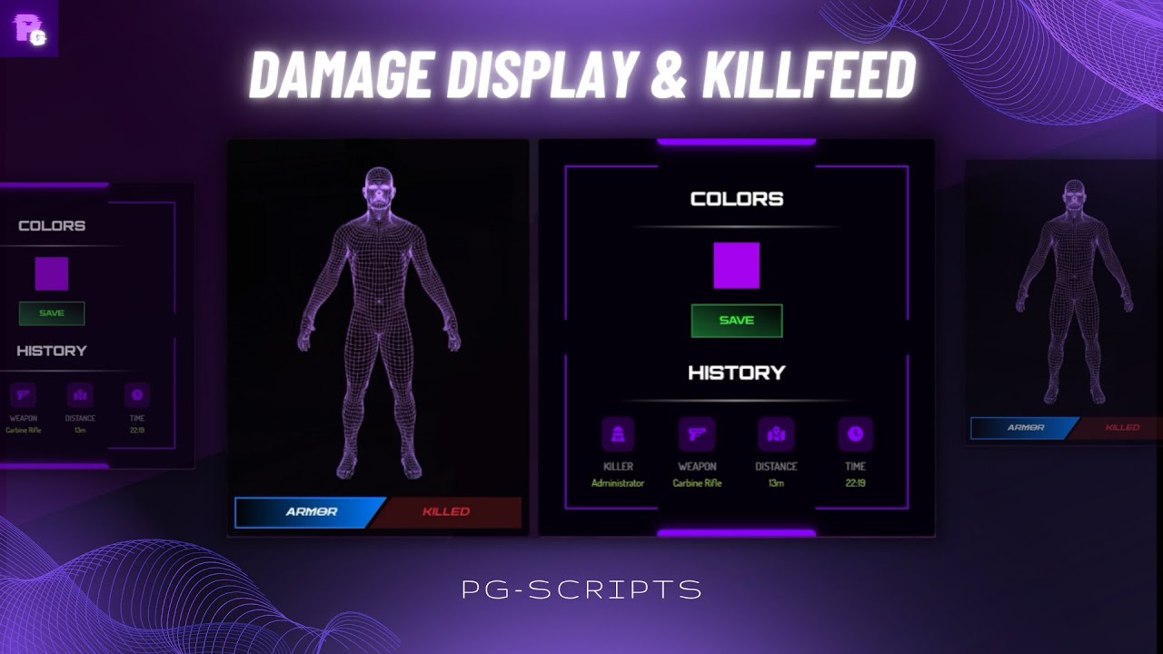 PG Scripts - Damage Display & Killfeed [ESX/QBCORE] | FiveM Script ...