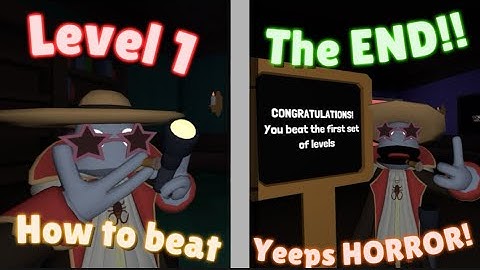 How To Beat Yeeps HORROR!!👻