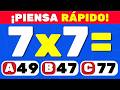 ¡Tablas del 5 al 9 para Niños! 50 Ejercicios de Multiplicación Divertidos
