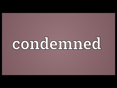 Condemned Vehicle Meaning In English
