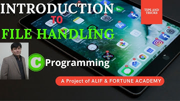 Introduction to File Handling in C (URDU-HINDI) || Part-01