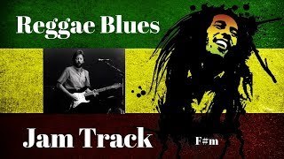 Video thumbnail of "Reggae Blues Guitar | Backing Jam Track | F# Minor"