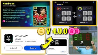 eFootball™ 2025 Is Here..!! 😍🔥v4.0.0 New Update ,Cristiano Ronaldo Pack & Master League in eFootball