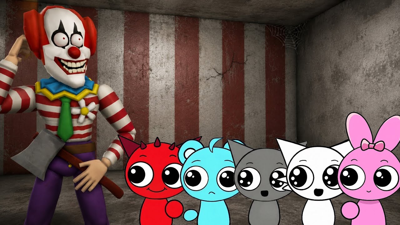 Sprunki Baby Raddy, Sky, Gray, Wenda & Pinki Played Epic Chopper's ...
