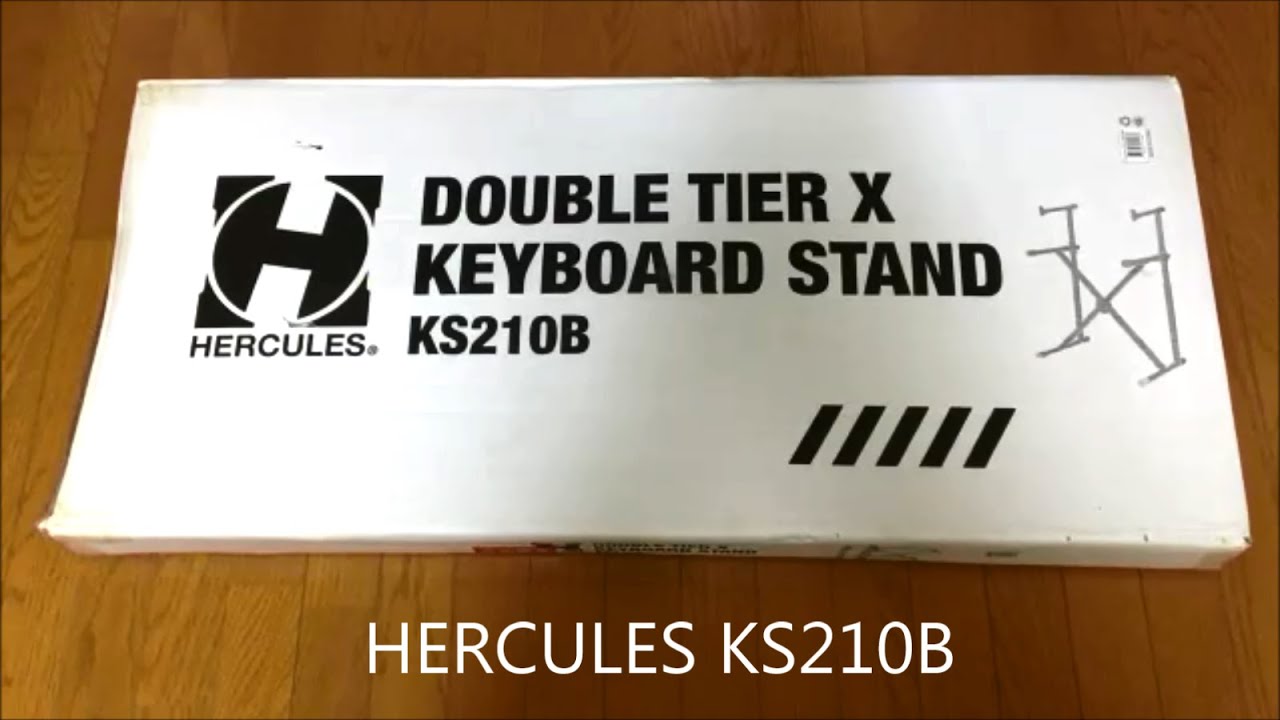 折りたたみ2段キーボードスタンド[HERCULES KS210B] 開封＆レビュー