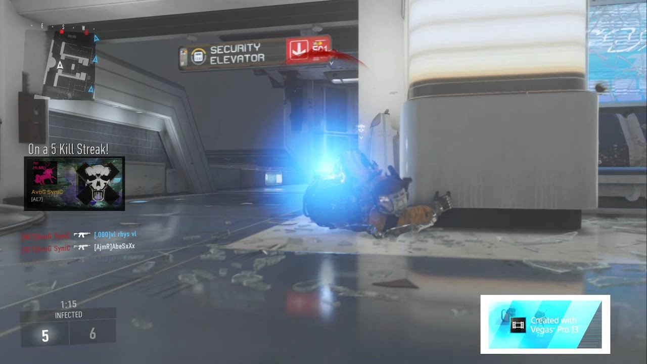 infected ascend (how did he get on top of the map)