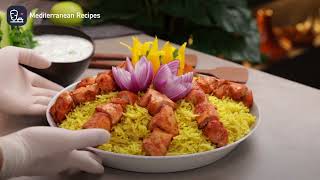 Mastering Mediterranean Cuisine: Yellow Rice with Chicken and Cucumber Salad! (ASMR)