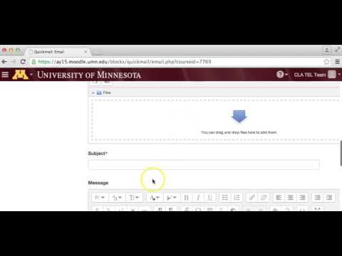 Moodle Tip: Use Quickmail to E-mail Students