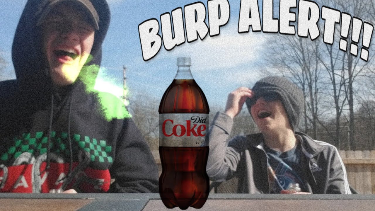 THE 2 LITER DIET COKE CHALLENGE WITHOUT BURPING (DON'T TRY THIS AT HOME)