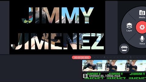 Name intro/simple & easy tutorial/kinemaster/chroma key