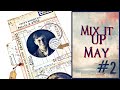 Mix it up may 2 create grungy vintage stacked windowed pockets papercraft junkjournalideas