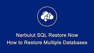 How to Restore Multiple Databases