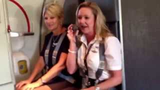 Hilarious SWA Flight Attendant Come Fly with Me!!!!
