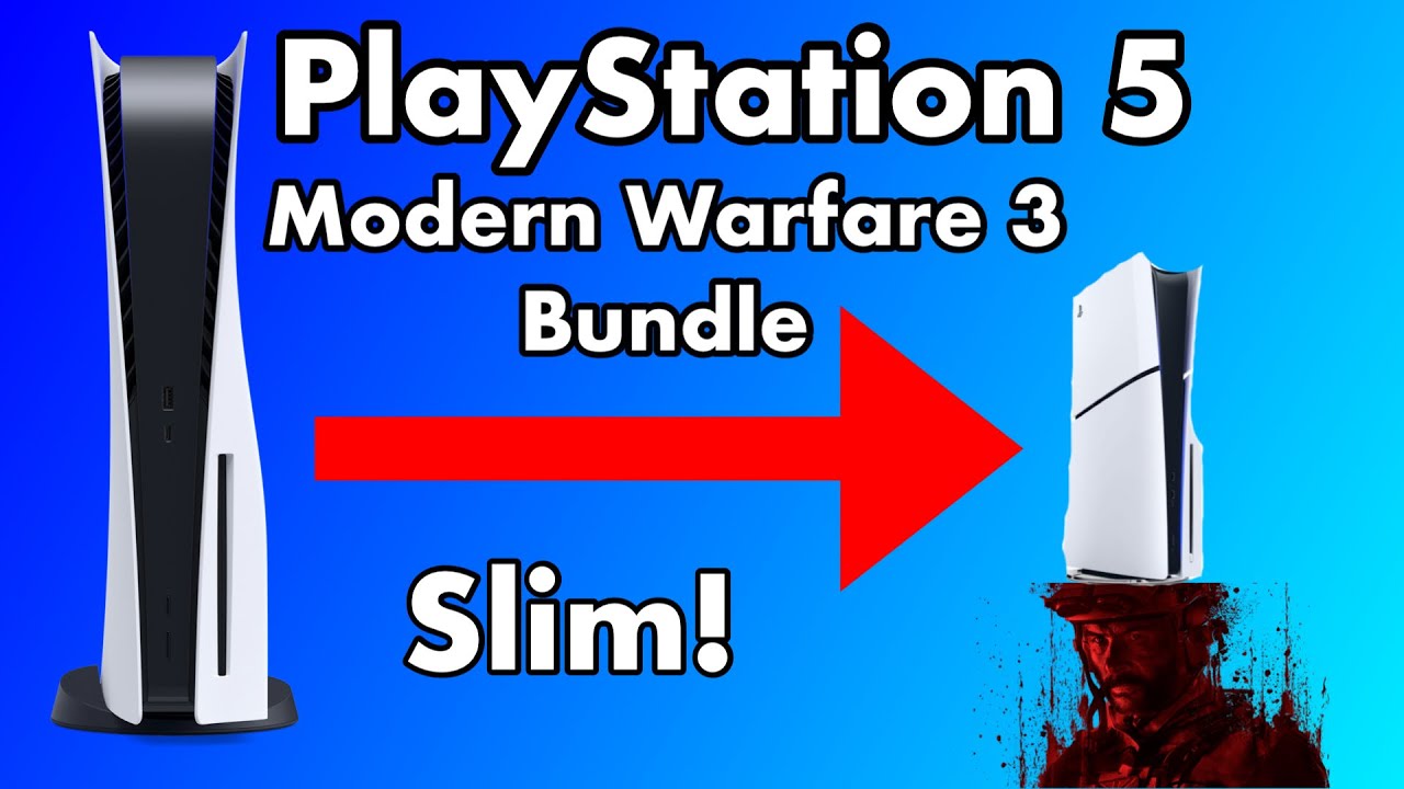PlayStation 5 Disc Console Slim - Call of Duty Modern Warfare III Bundle