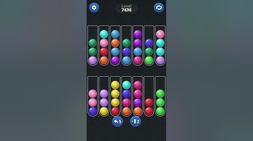 Ball Sort by Infinite Joy: Levels 7435, 7436, 7437