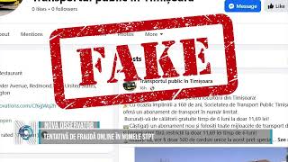Tentativă de fraudă online în numele STPT