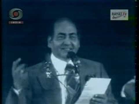 MOHD RAFI RARE LIVE VIDEO   KYA HUA TERA WADA