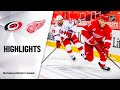 Hurricanes @ Red Wings 01/14/21 | NHL Highlights