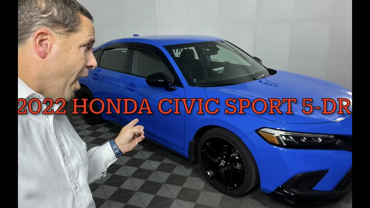 2022-2024 Honda Civic Hatchback HPD Tailgate Spoiler - 08F02-T47