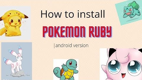 how to install pokemon ruby|In hindi|android #puzzleplay