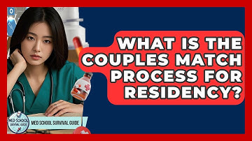 What Is The Couples Match Process For Residency? - Med School Survival Guide