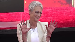 L'actrice Jamie Lee Curtis laisse ses empreintes dans le ciment d’Hollywood | AFP