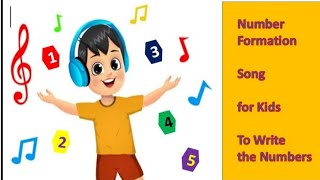 Number formation Rhymes || Number song for kids