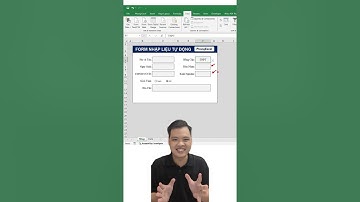 Trả lời @muathu1975l Cách tạo form nhập liệu tự động trên excel #phongexcel #LearnOn #thanhcongnghe