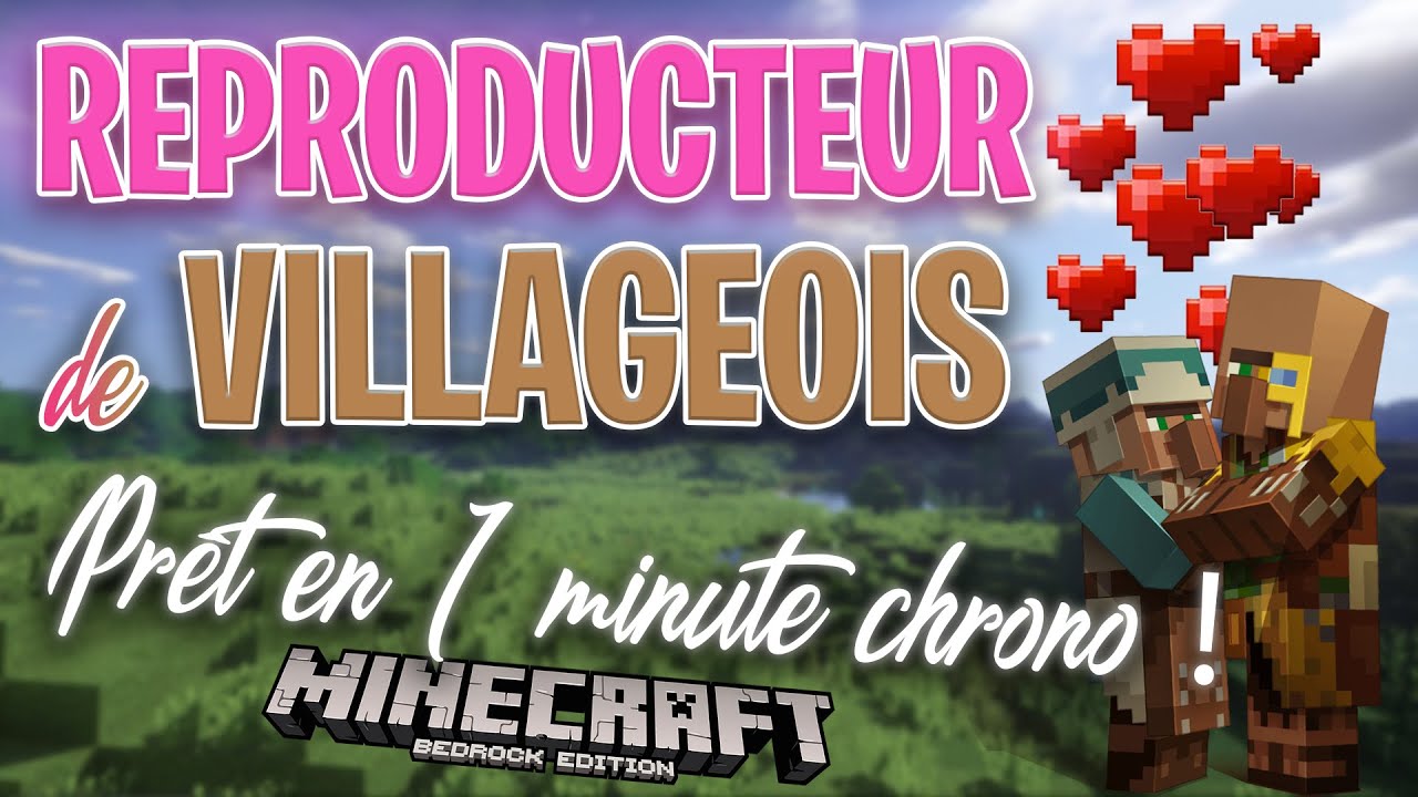 REPRODUCTEUR DE VILLAGEOIS FACILE ! MINECRAFT BEDROCK 1.16 (MCPE/Xbox