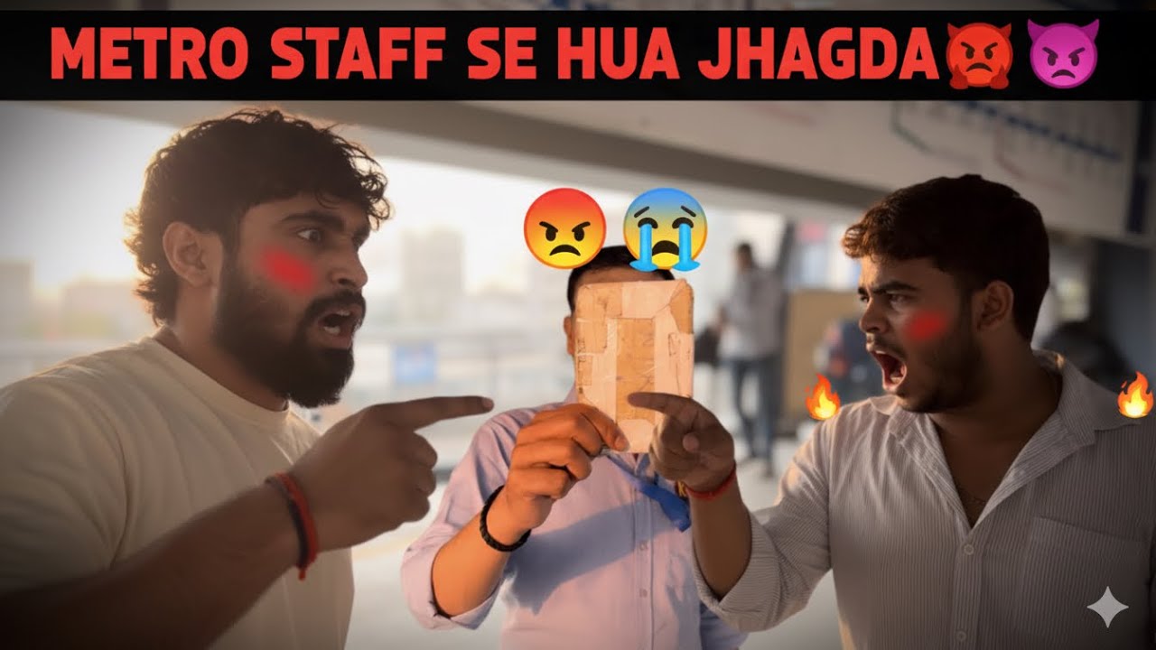 Metro’s staff se hua jhagda😳🤦varun/gaurav