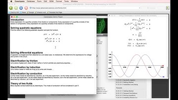 Cassiopeia - Sections and Equations