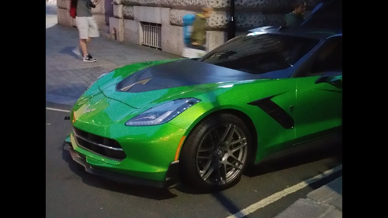 Transformers Corvette Revving and loading into trailer YouTube