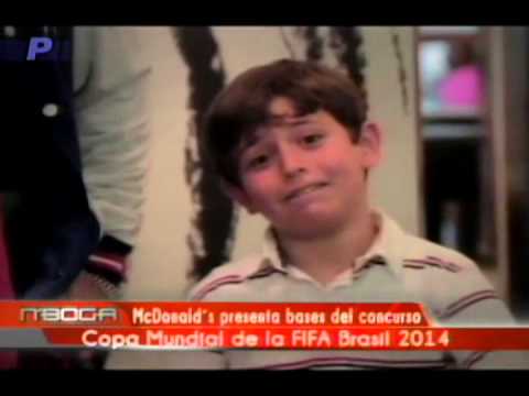 McDonald´s presenta bases del concurso Copa Mundial de la FIFA Brasil 2014