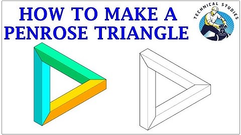 The Penrose triangle, also known as the Penrose tribar, the impossible tribar, impossible triangle