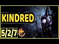 KINDRED VS JAX - 5/2/7 KDA JUNGLE GAMEPLAY