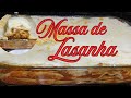 Massa para Lasanha #lasanha #massa #lasanhabolonhesa #massafresca 