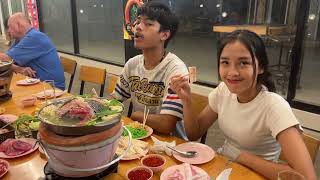 Traditional thai style happy birthday party