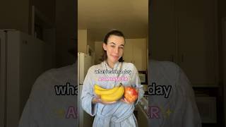 What I Eat in a Day as a Dancer #dancer #ballet #biancascaglione #shorts #whatieatinaday