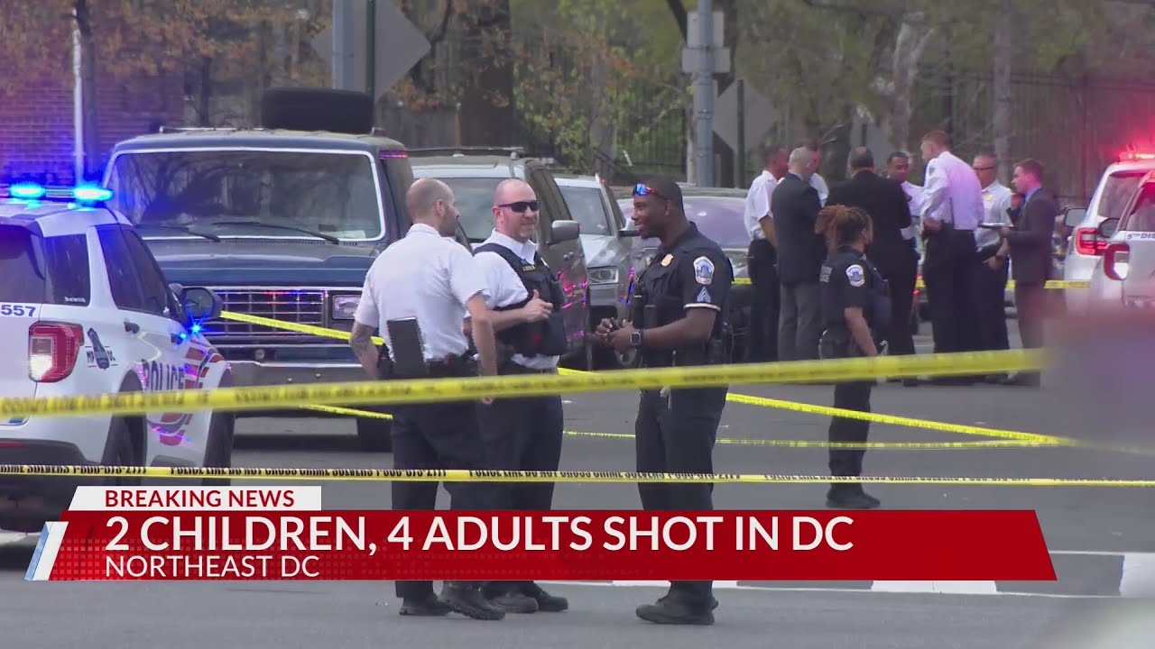 DC police looking for 2 suspects who shot 6 people in Northeast - YouTube