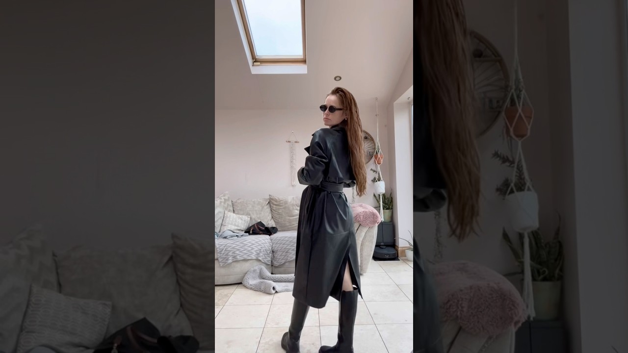 Rainy Sunday Morning, Rain Friendly Leather Boots & Jacket! 